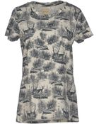 Selected /femme T-Shirt - Lyst