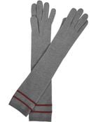 Stefanel Long Cashmere Gloves - Lyst