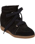 Isabel Marant Bobby Hidden-Wedge Sneakers - Lyst