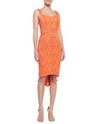Zac Zac Posen Sleeveless Back Ruffle Hem Cocktail Dress - Lyst