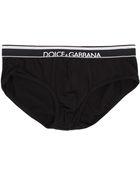 Dolce & Gabbana Cotton Stretch Brando Brief - Lyst