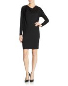 Eileen Fisher Long Sleeved Jersey Dress - Lyst