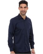 Perry Ellis Long Sleeve Non-Iron Dress Shirt - Lyst