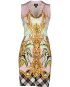 Just Cavalli Short Dress - Lyst