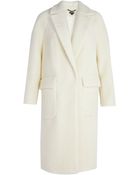 Whistles Ivory Julia Bubble Coat - Lyst