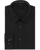 Calvin Klein Slim-Fit Twill Solid Dress Shirt - Lyst