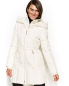 Vince Camuto Hooded Down Puffer Coat - Lyst