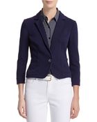 Anne Klein Ponte Blazer - Lyst
