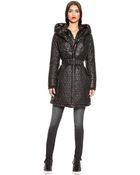 DKNY -International- Down Puffer Coat - Lyst