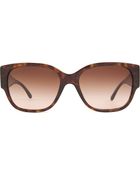 Giorgio Armani Havana Square Sunglasses - Lyst