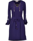 MICHAEL Michael Kors Short Dress - Lyst