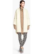 H&M Quilted Coat - Lyst