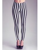 Bebe Stripe Legging - Lyst