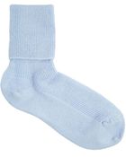 Johnstons Cashmere Ribbed Socks - Lyst
