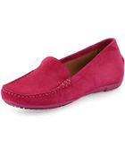 Stuart Weitzman Mach 1 Suede Driver Moccasin - Lyst