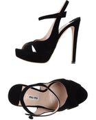 Miu Miu Sandals - Lyst