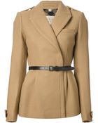 Burberry Brit Belted Coat - Lyst