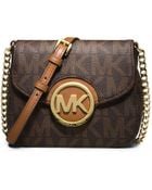 Michael Kors Fulton Logo Small Crossbody - Lyst