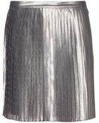 Tory Burch Audra Metallic Skirt - Lyst