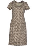 Peserico Short Dress - Lyst