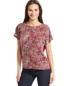 Calvin Klein Jeans Short-sleeve Printed Top - Lyst