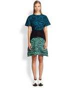 Proenza Schouler Flocked Woodgrain Dress - Lyst