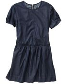 Gap Chambray Drop-Waist Dress - Lyst