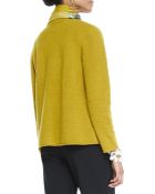 Eileen Fisher Notch-Collar Lambswool Jacket - Lyst