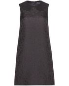 Dolce & Gabbana Cotton And Silk Jacquard Dress - Lyst