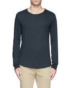 Rag & Bone Raw Edge Jersey T-Shirt - Lyst