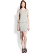 Alice + Olivia Draped Cutout-Back Jersey Dress - Lyst