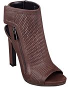 Nine West Tiptoe Peep Toe Booties - Lyst