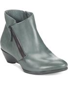 Ecco Women'S Sculptured 45 Wedge Ankle Booties - Lyst