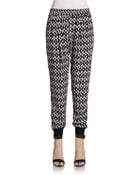 Greylin Kaufman Ikatprint Track Pants - Lyst