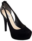 Guess Jacoba Suede Platform Pumps - Lyst