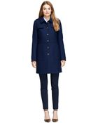 Brooks Brothers Wool Coat - Lyst