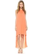 Ramy Brook Giselle Dress - Coral - Lyst