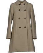 Eleventy Coat - Lyst