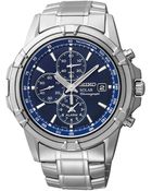 Seiko Mens Stainless Steel Solar Chronograph Watch - Lyst