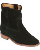 Isabel Marant Etoile 70Mm Crisi Suede Ankle Boots - Lyst