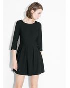 Mango Flared Skirt Dress - Lyst