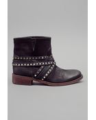 Madison Et Cie Stud Low Heel Bootie - Lyst