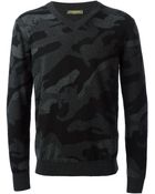 Valentino Camouflage Sweater - Lyst