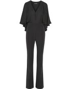 Haney Cape-back Silk-blend Crepe Jumpsuit - Lyst
