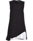 Victoria Beckham Short Dress - Lyst