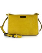 Carven Duo Jonquille Haircalf Crossbody Bag - Lyst