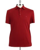 Vince Camuto Liquid Cotton Polo Shirt - Lyst