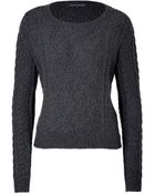 Ralph Lauren Black Label Cashmere Cable Knit Pullover - Lyst