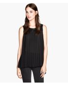 H&M Pleated Top - Lyst