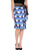 Fabrizio Lenzi Knee Length Skirt - Lyst